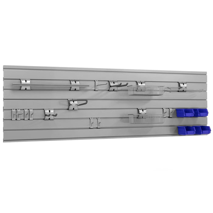 NewAge Steel Slatwall 20-Piece Accessory Kit