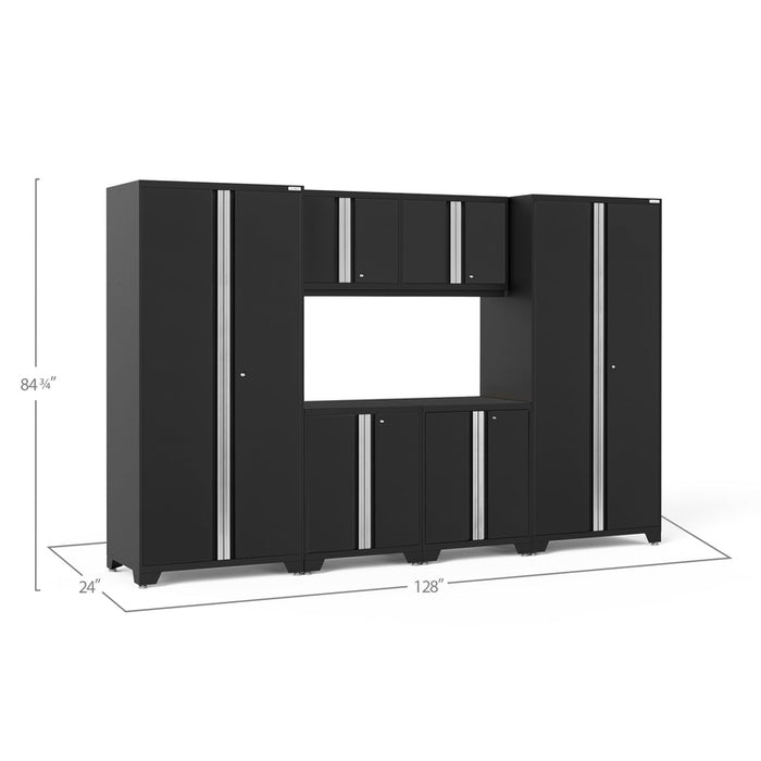 NewAge Pro Series 6 Piece Cabinet Set With Wall, Base Cabinets and Lockers