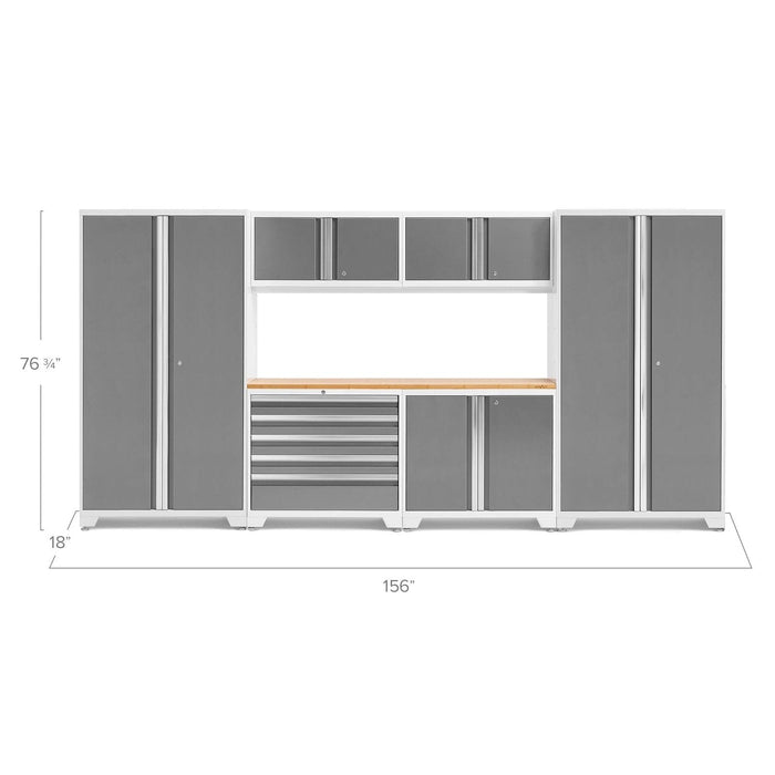 NewAge Bold Series Extra-Wide 7-Piece Cabinet Set