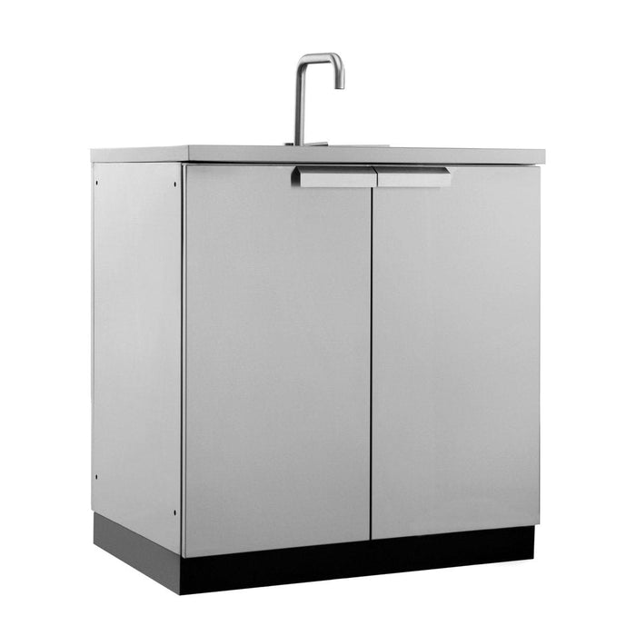 NewAge | Outdoor Kitchen Stainless Steel Sink Cabinet