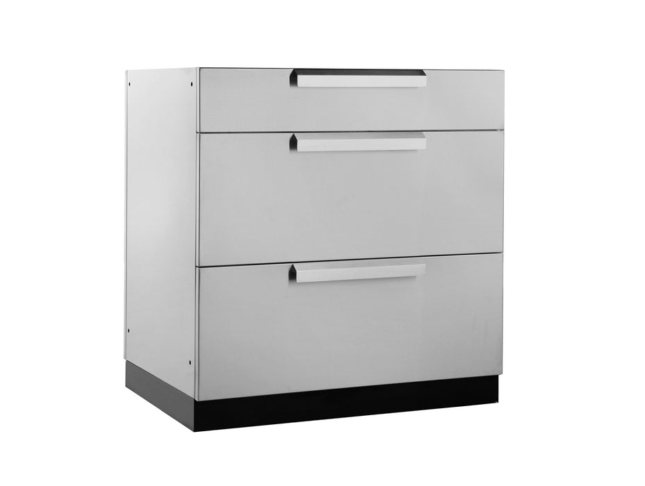 NewAge | Outdoor Kitchen Stainless Steel 3-Drawer Cabinet