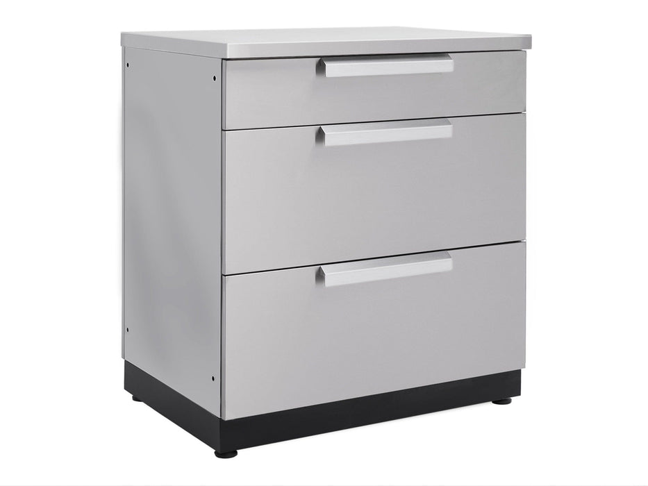 NewAge | Outdoor Kitchen Stainless Steel 3-Drawer Cabinet