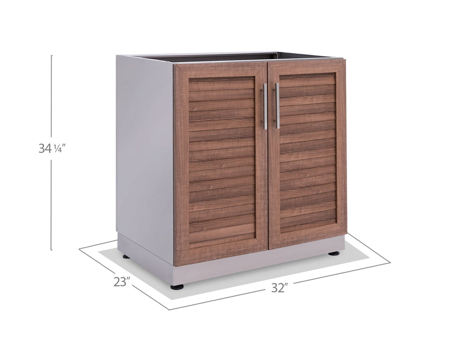 NewAge | Outdoor Kitchen Stainless Steel 2-Door Cabinet