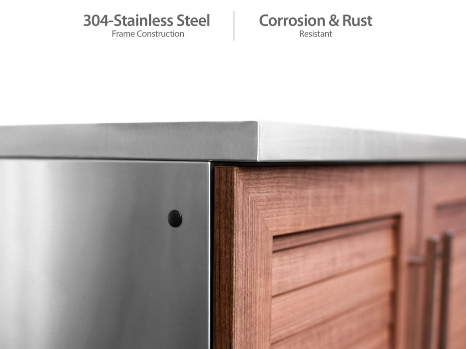 NewAge | Outdoor Kitchen Stainless Steel 2-Door Cabinet