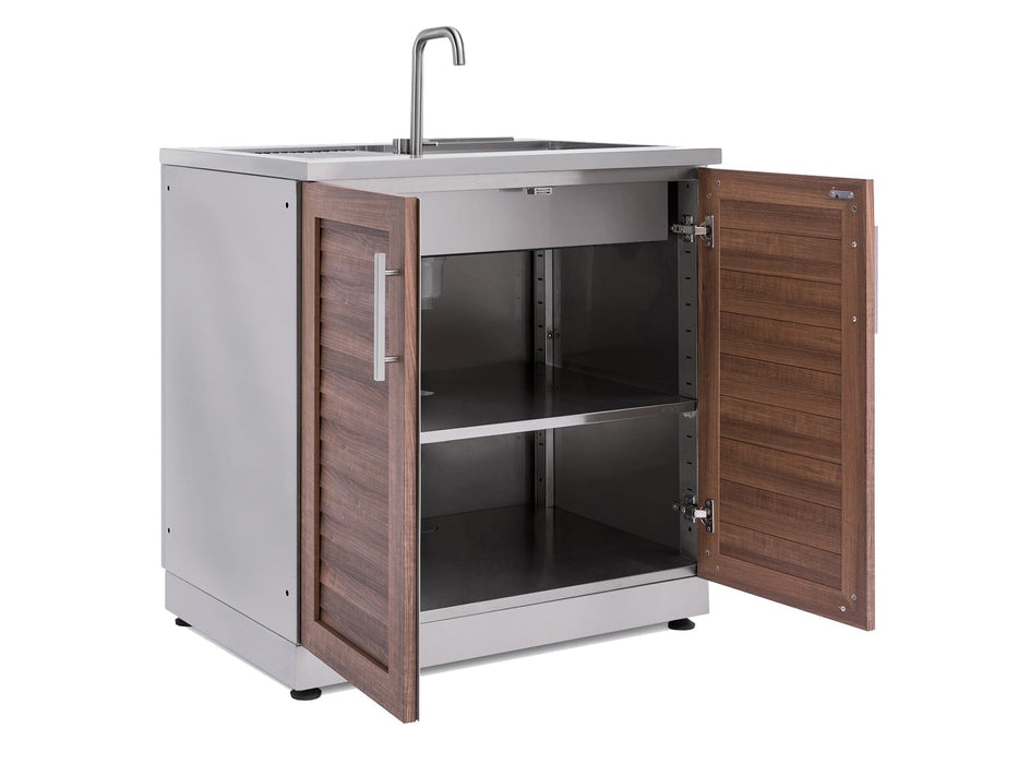 NewAge | Outdoor Kitchen Stainless Steel Sink Cabinet