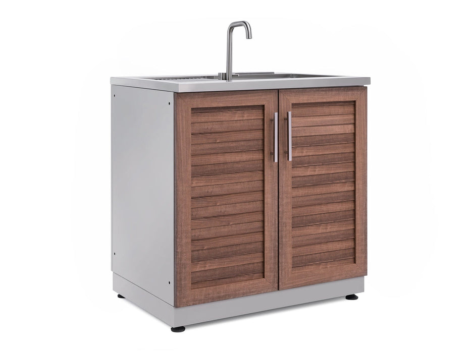 NewAge | Outdoor Kitchen Stainless Steel Sink Cabinet