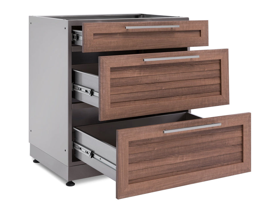 NewAge | Outdoor Kitchen Stainless Steel 3-Drawer Cabinet