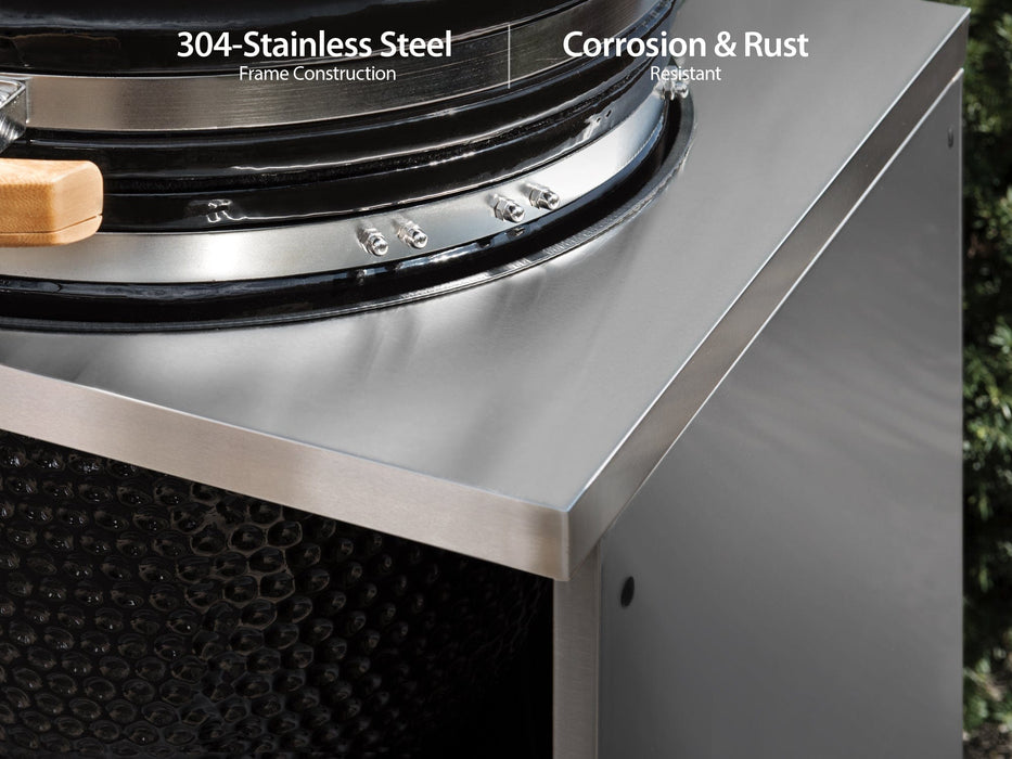 NewAge | Outdoor Kitchen Stainless Steel Kamado Cabinet