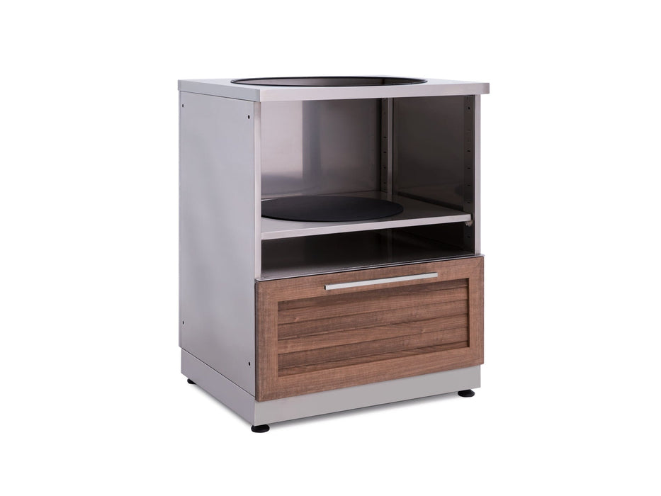 kamado grill cabinet in grove p1