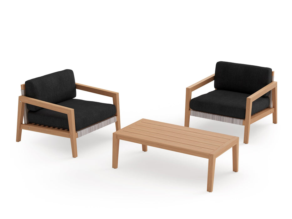 NewAge | Lakeside 2 Seater Chat Set with Coffee Table