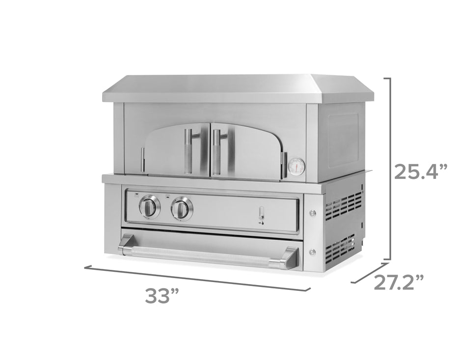 NewAge | Outdoor Kitchen Platinum 33 in. Built-In Pizza Oven