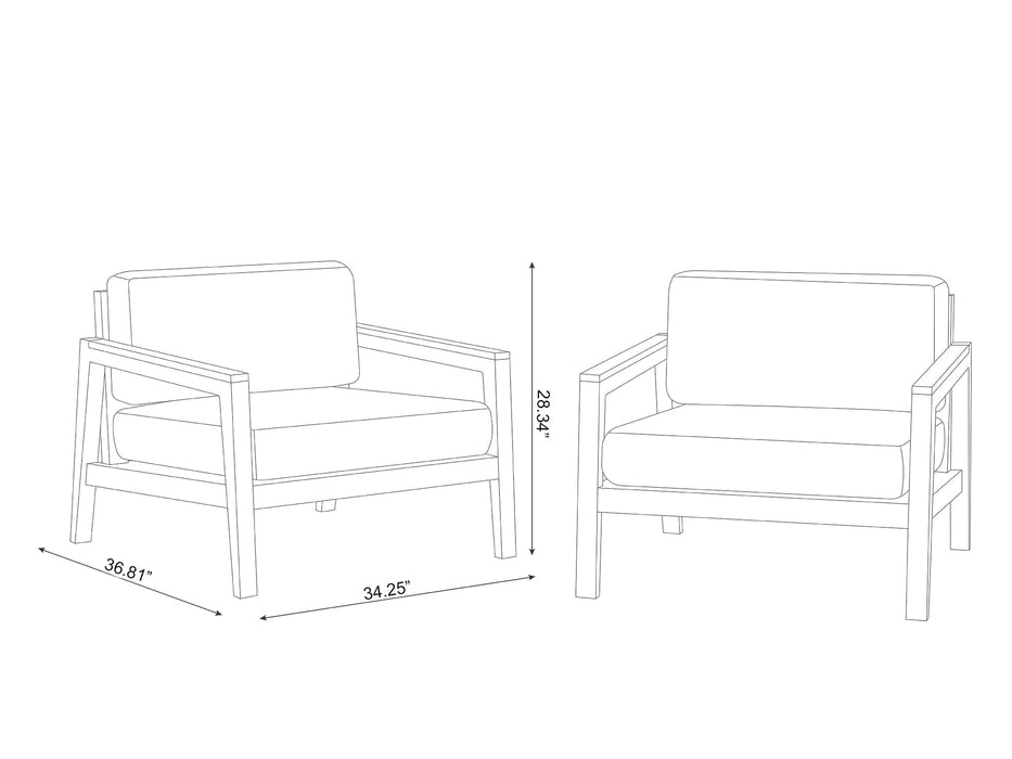 NewAge | Lakeside Chat Chair (Set of 2)