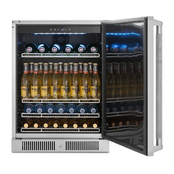 NewAge | 24 in. Under-Counter Fridge with Stainless Steel Door