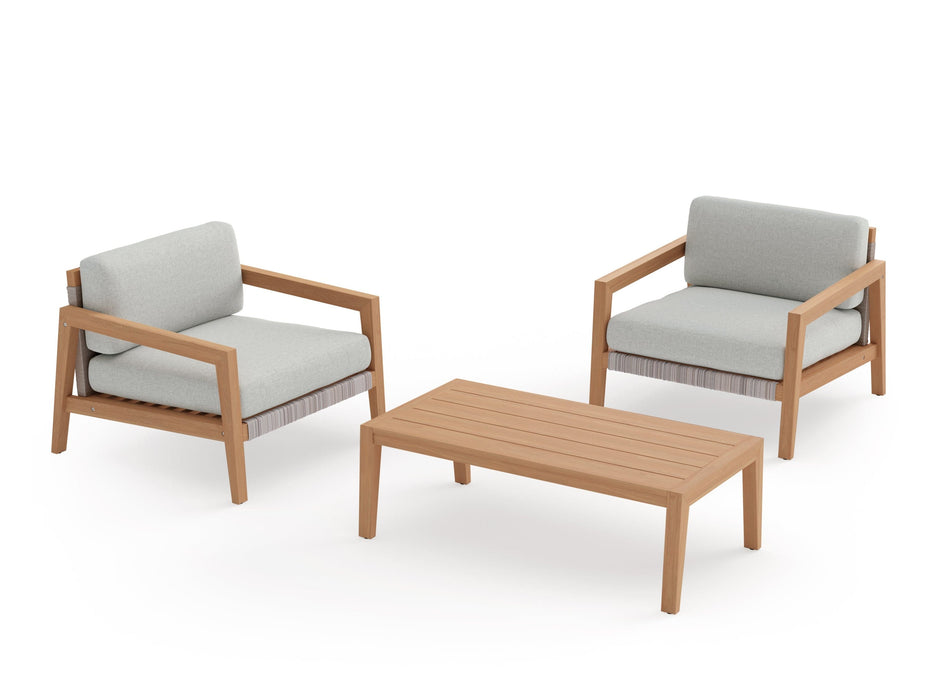 NewAge | Lakeside 2 Seater Chat Set with Coffee Table