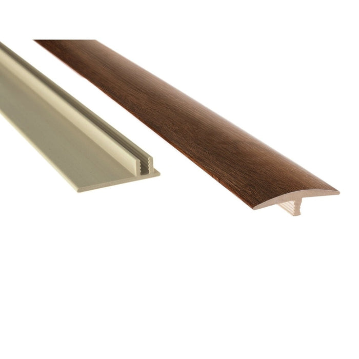 NewAge 46 in. T-Molding Transition Strip 9.5mm-Forest Oak