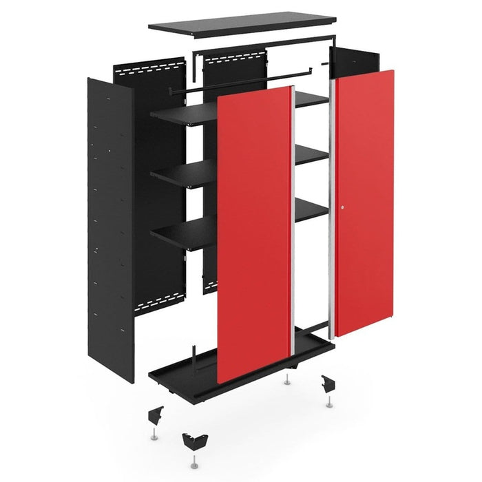 NewAge Bold Series 6 Piece Cabinet Set With Base, Wall Cabinets, 30 in. Locker and 48 in. RTA Locker-installation guide