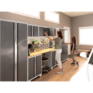 NewAge Bold Series 7 Piece Cabinet Set With 48 in. RTA Locker-