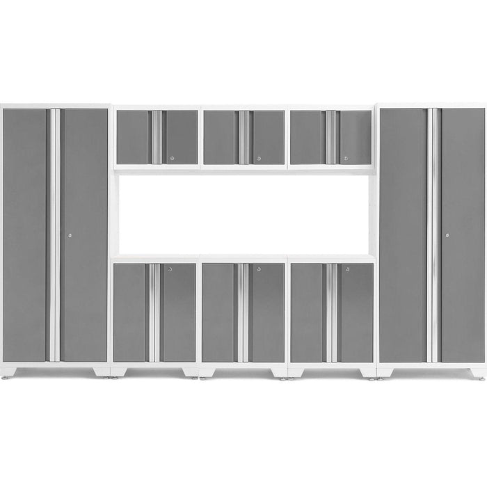 NewAge Bold Series 8 Piece Cabinet Set With Base, Wall Cabinets and 30 in. Lockers-