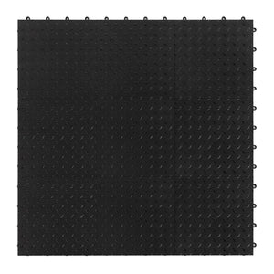 NewAge Polypropylene Garage Flooring Tiles (48-Pack)- Diamond Substructure for optimal stability and durability