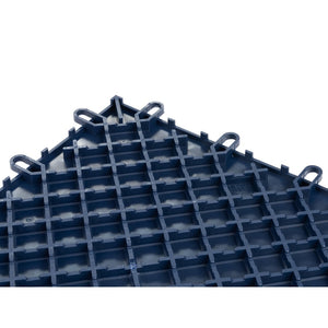 NewAge Polypropylene Garage Flooring Tiles (48-Pack) - Four PowerLocks per side for ease of installation.