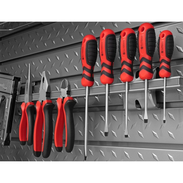NewAge Steel Slatwall 20-Piece Accessory Kit-