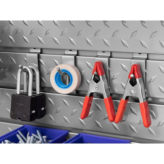 NewAge Steel Slatwall 20-Piece Accessory Kit-