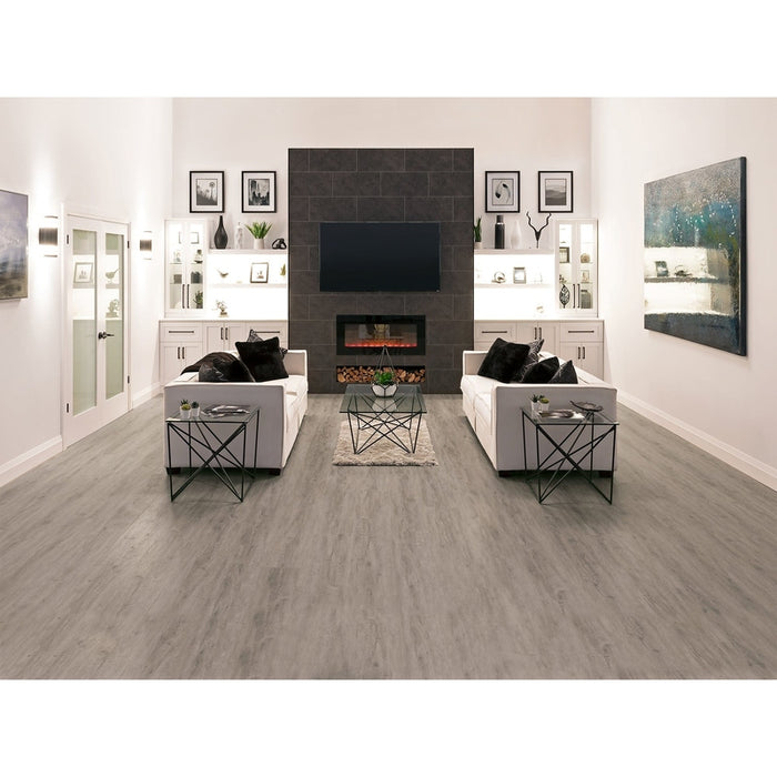 NewAge Stone Composite LVP Flooring 9.5mm 1000 sq. ft. Flooring Kit-gray oak 