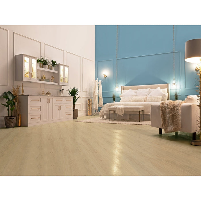 NewAge Stone Composite LVP Flooring 9.5mm 1000 sq. ft. Flooring Kit-vinyl plank in white oak