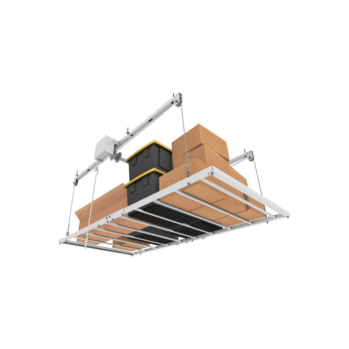 Ceiling SAM 4′ x 8′ Retractable Garage Storage Lift - 9′ Drop Distance