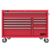 Brown Homak 54″ Pro II 10-Drawer Roller Cabinet
