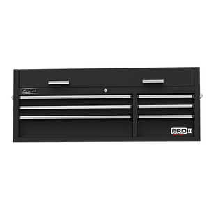 Black Homak 54” Pro II Series 6 Drawer Top Chest