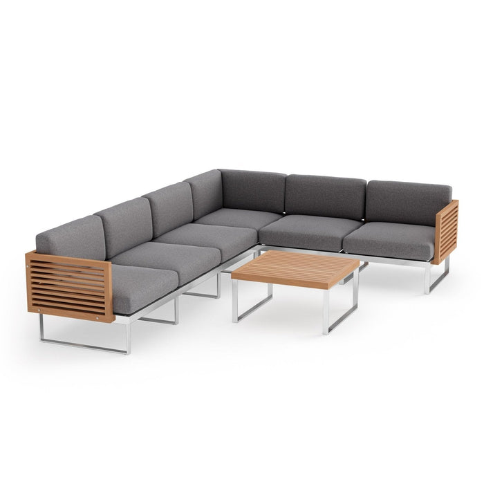 NewAge | Monterey 6 Seater Sectional with Coffee Table