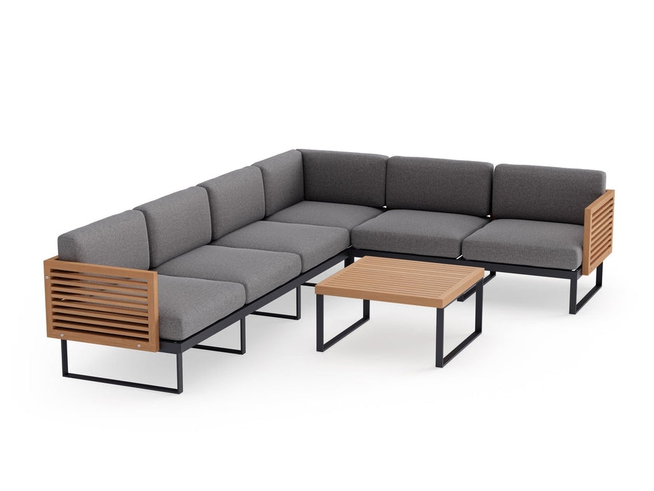 NewAge | Monterey 6 Seater Sectional with Coffee Table