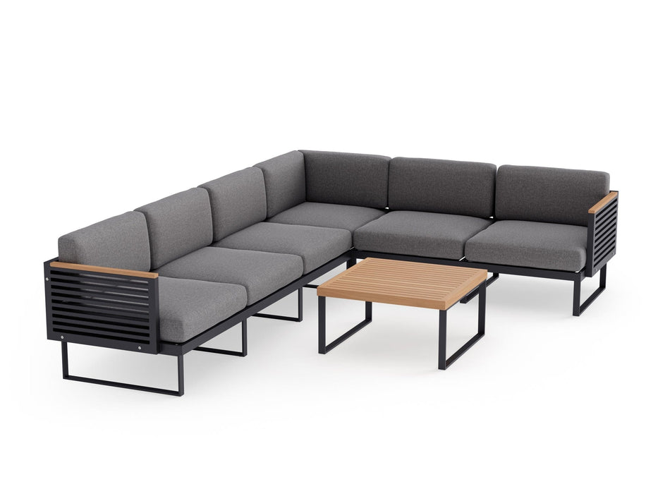 NewAge | Monterey 6 Seater Sectional with Coffee Table