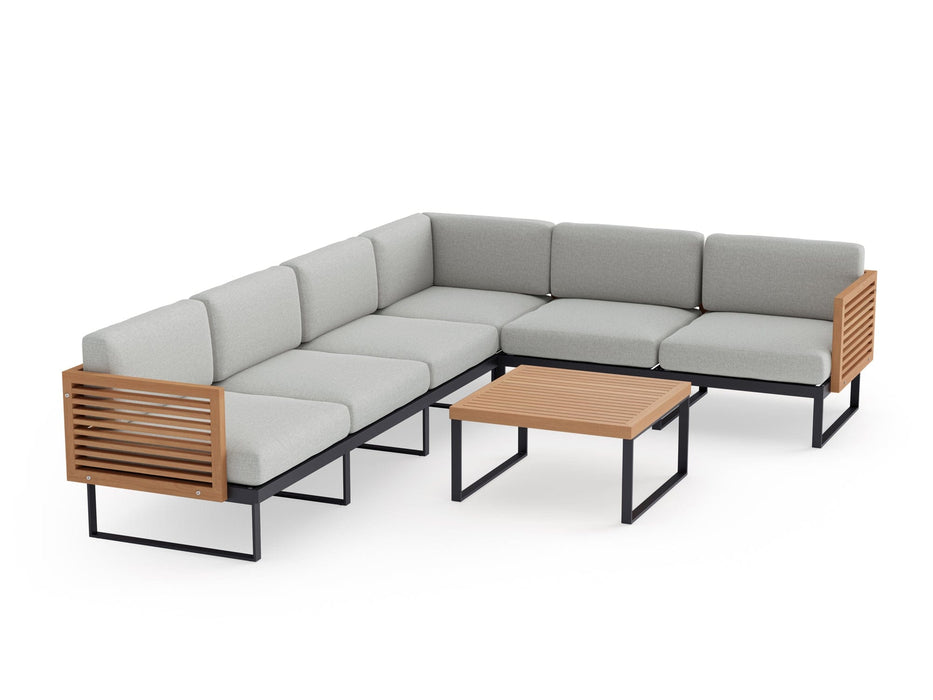 NewAge | Monterey 6 Seater Sectional with Coffee Table