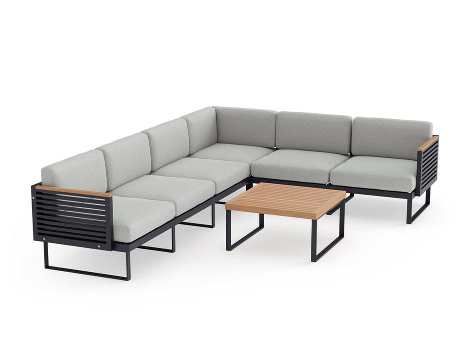 NewAge | Monterey 6 Seater Sectional with Coffee Table