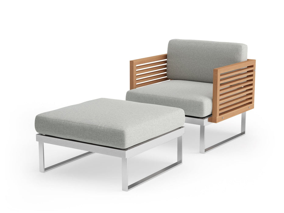 NewAge | Monterey Chat Chair with Ottoman