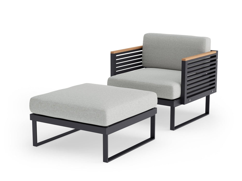 NewAge | Monterey Chat Chair with Ottoman