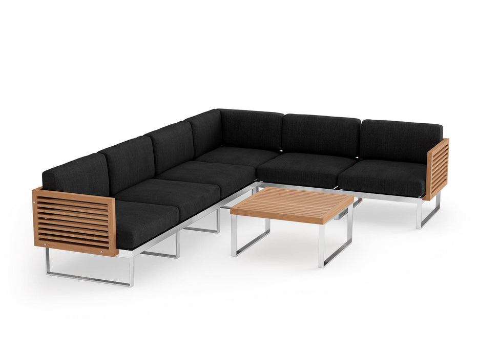 NewAge | Monterey 6 Seater Sectional with Coffee Table