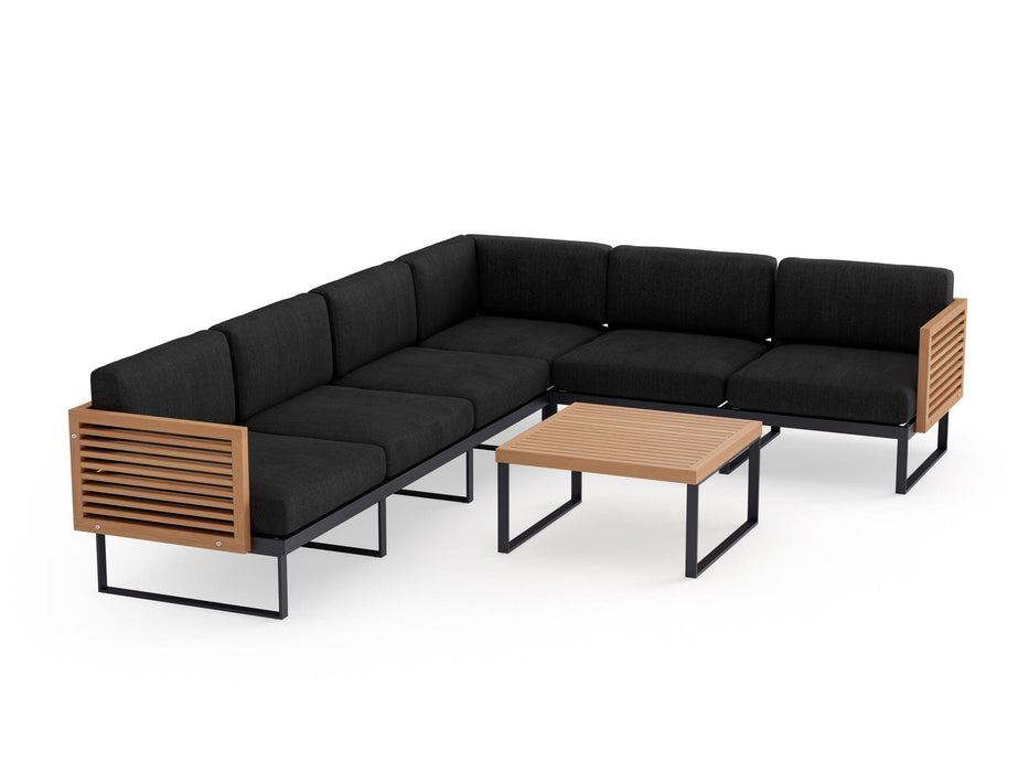 NewAge | Monterey 6 Seater Sectional with Coffee Table