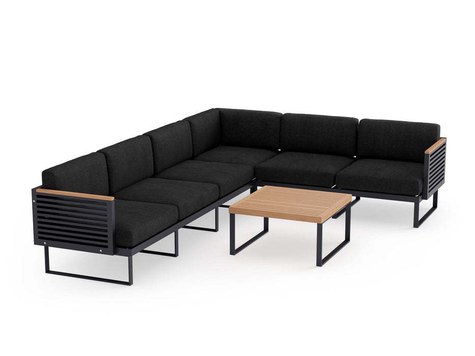 NewAge | Monterey 6 Seater Sectional with Coffee Table