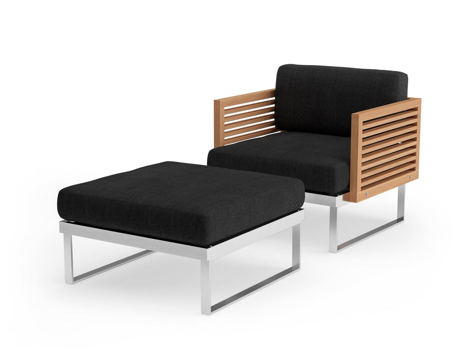 NewAge | Monterey Chat Chair with Ottoman