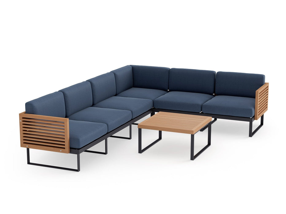 NewAge | Monterey 6 Seater Sectional with Coffee Table