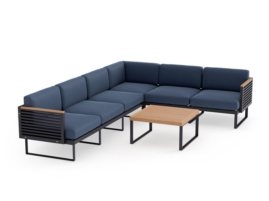 NewAge | Monterey 6 Seater Sectional with Coffee Table