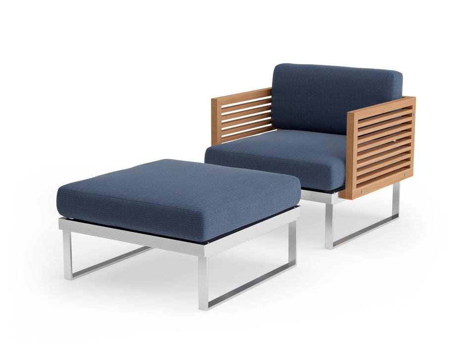 NewAge | Monterey Chat Chair with Ottoman