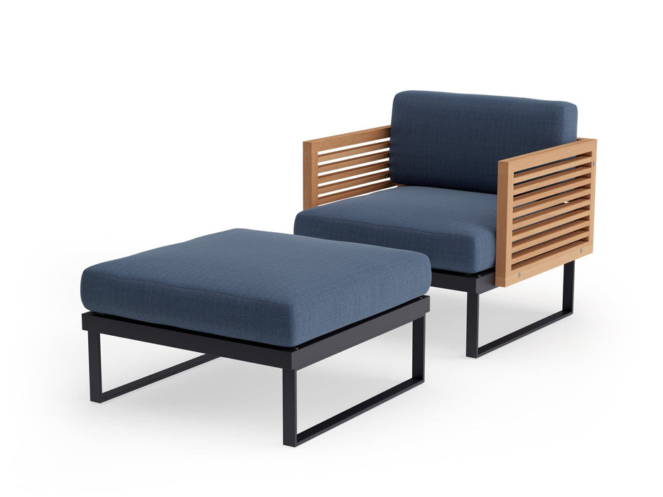 NewAge | Monterey Chat Chair with Ottoman