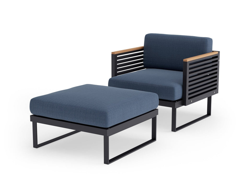 NewAge | Monterey Chat Chair with Ottoman