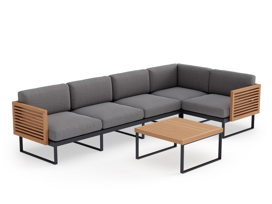 NewAge | Monterey 5 Seater Sectional with Coffee Table