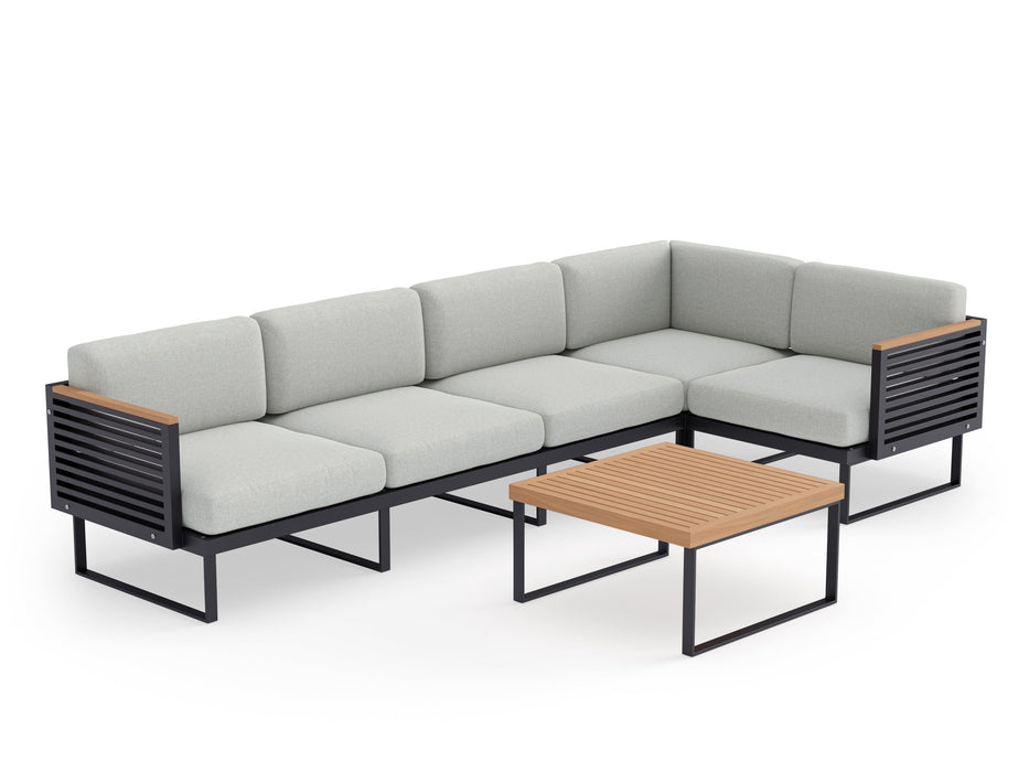 NewAge | Monterey 5 Seater Sectional with Coffee Table