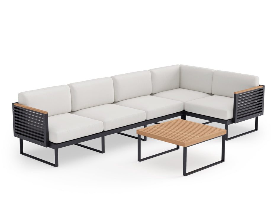 NewAge | Monterey 5 Seater Sectional with Coffee Table